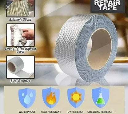 Aluminum Foil Waterproof Adhesive Sealant Tape for Leakage Sealing,Waterproof Tape for Pipe and Roof Water Leak